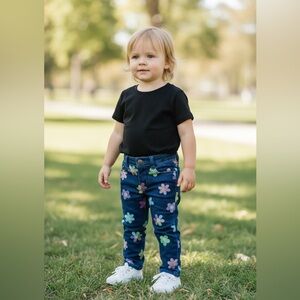 Garanimals - NWT - Blue Jeans with Colorful Floral Design